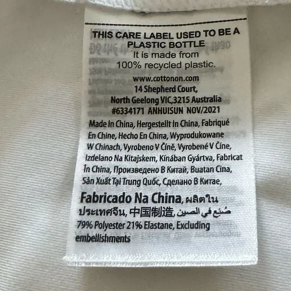 NWT CottonOn iBody white match point tennis dress - large - Picture 15 of 16